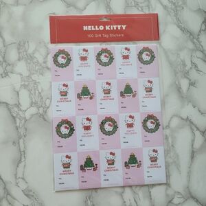 NEW 100 Hello Kitty Gift Tag Stickers
